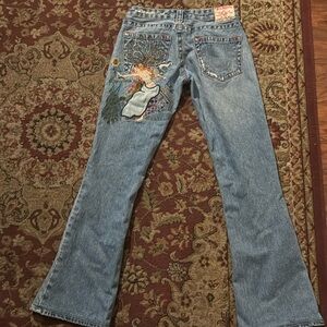 y2k True Religion Bobby flare jeans